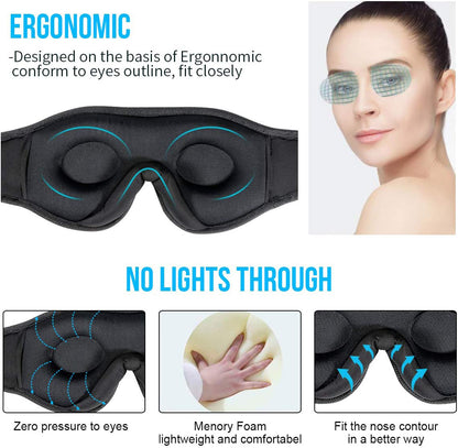 Stereo Music/Call Blackout Sleep Eye Mask